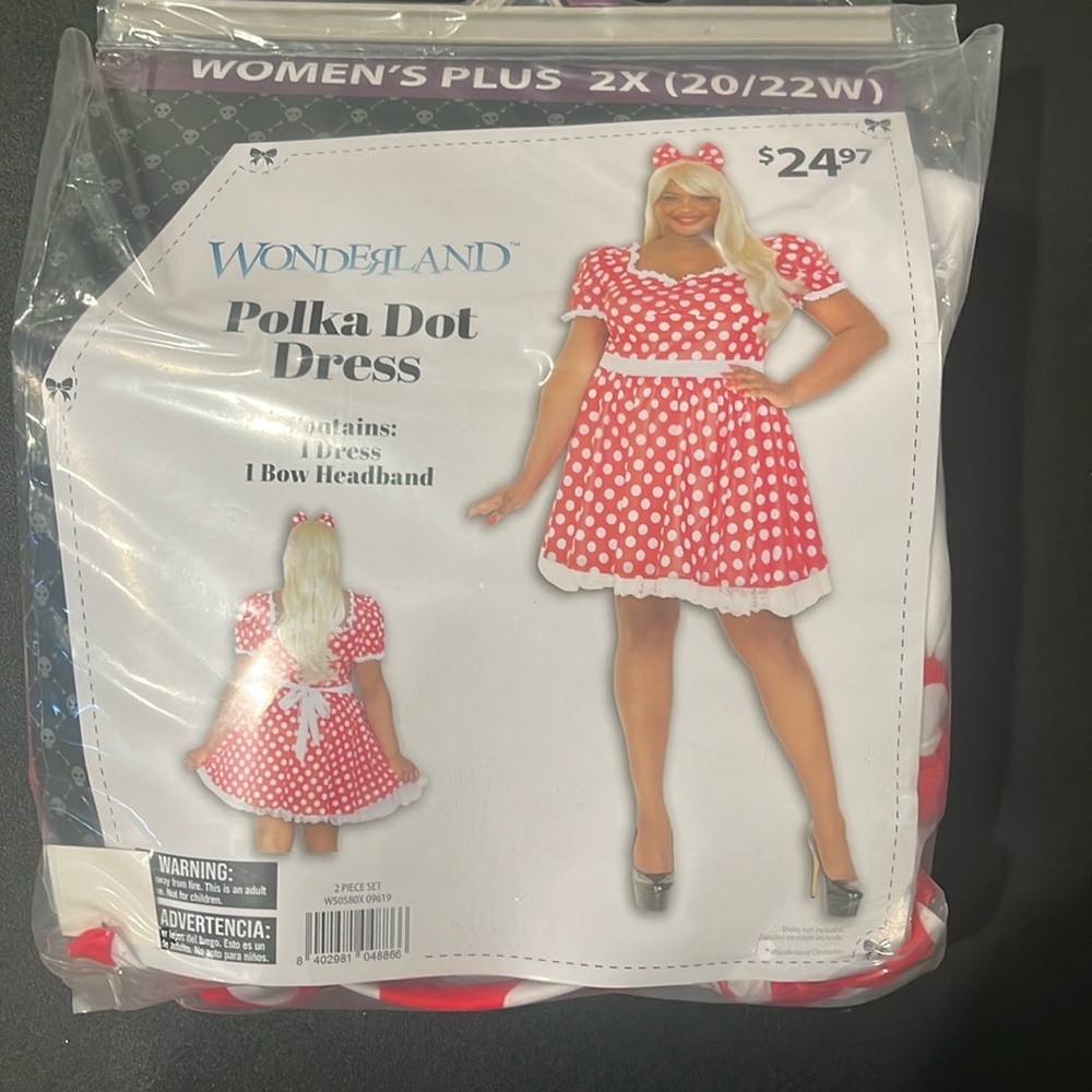 Wonderland Polka Dot Dress costume